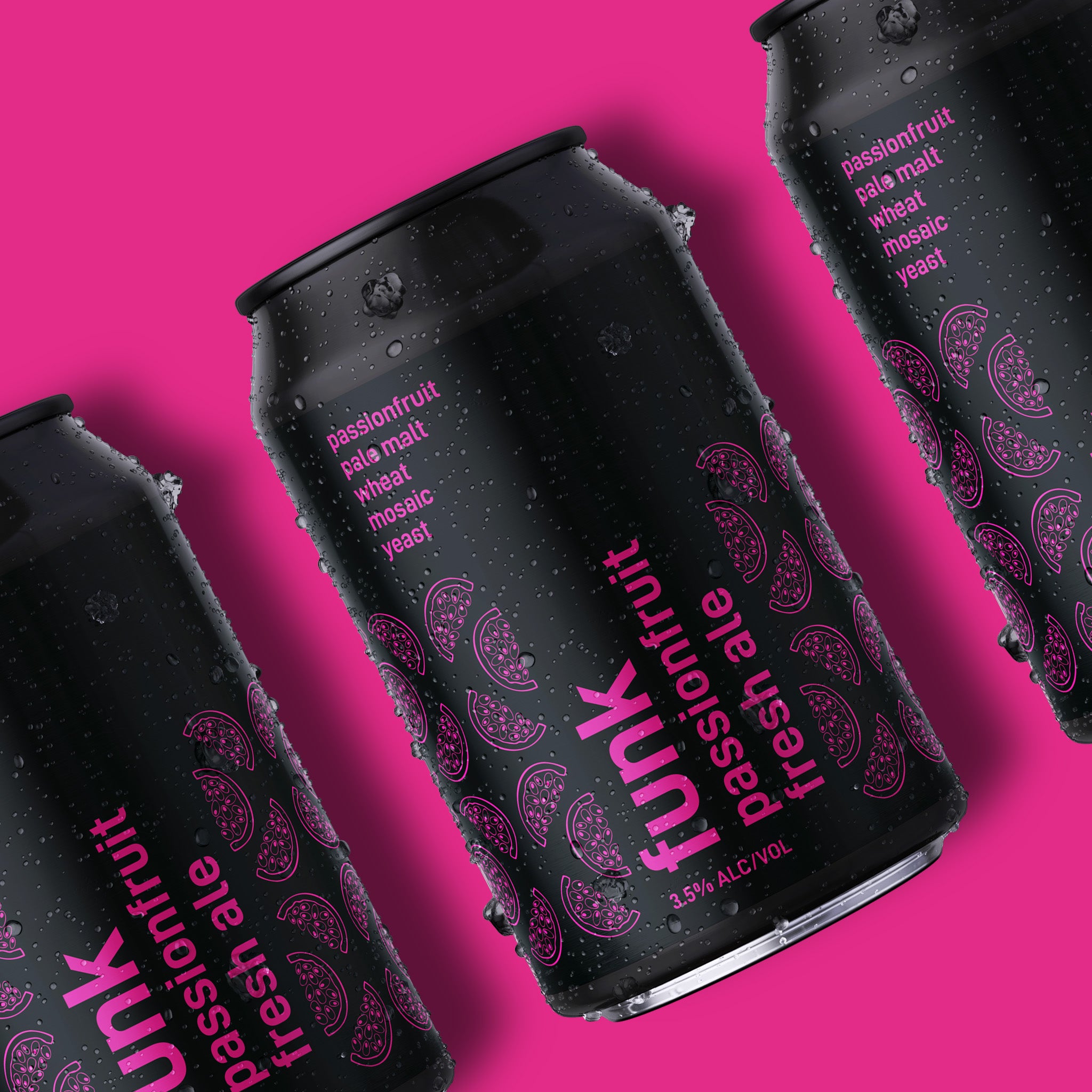 Funk Passionfruit Fresh ale in cans