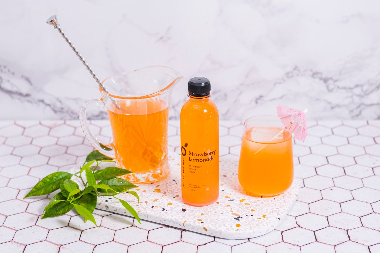 Strawberry Lemonade - Cold Pressed Juice