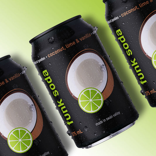 Coconut, Lime & Vanilla Craft Soda